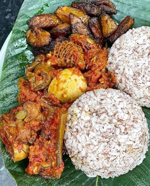 Ofada Rice & Ayamase